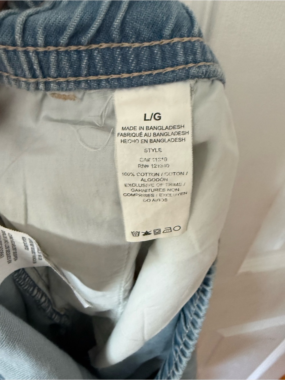 Garage Light Blue Distressed Ripped Jeans - Picture 6 of 6